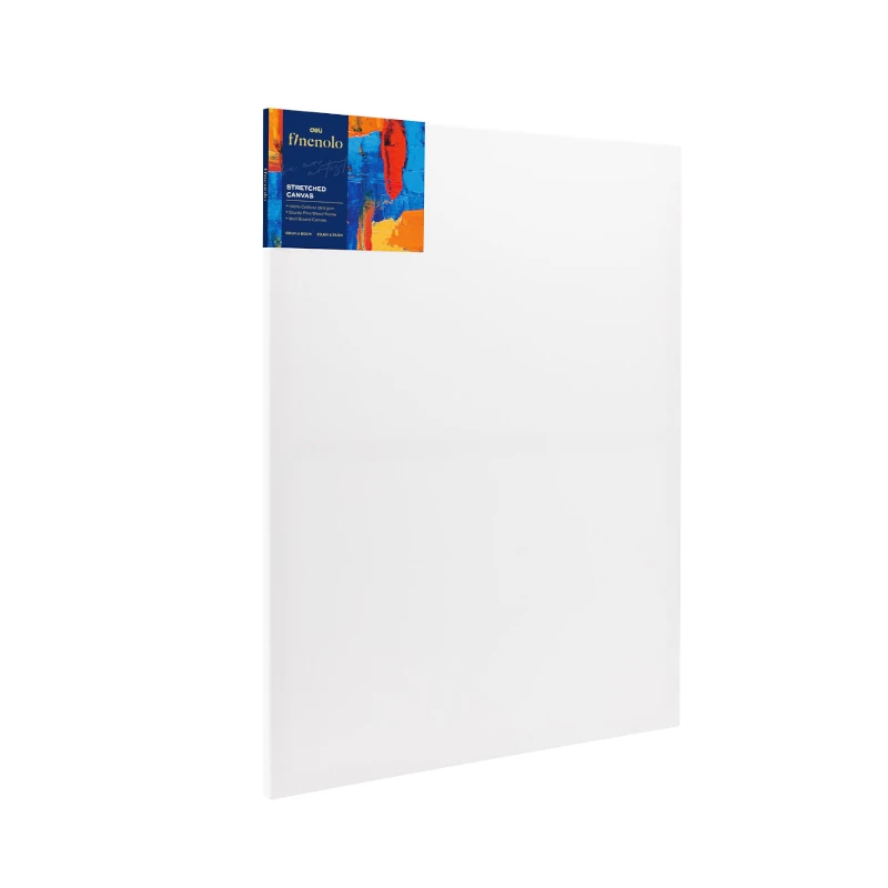 Lienzo Bastidor VBS Lienzo Sobre Cuña VBS De 30x40 Cm - Doble Imprimación, Tela De Algodón De 380 G/m², Ideal Para Pintura Claraboya 40x40