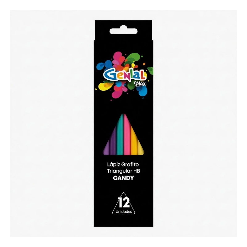 Lápices Triangulares Herlitz Pure Glam - Pack De 2, Madera FSC, Dureza HB